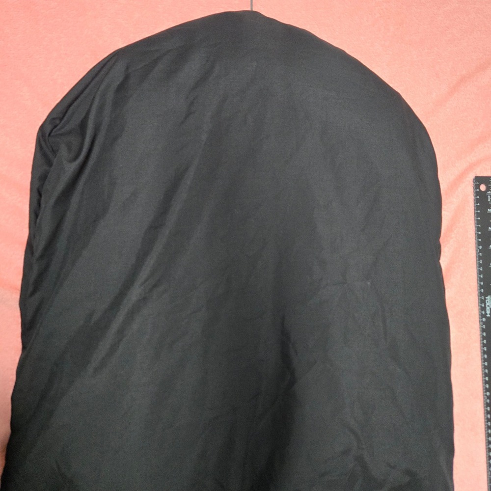Black Fur Panel Zip Front Sleeveless Vest Women's Size S/M Material Unknown - Picture 15 of 15